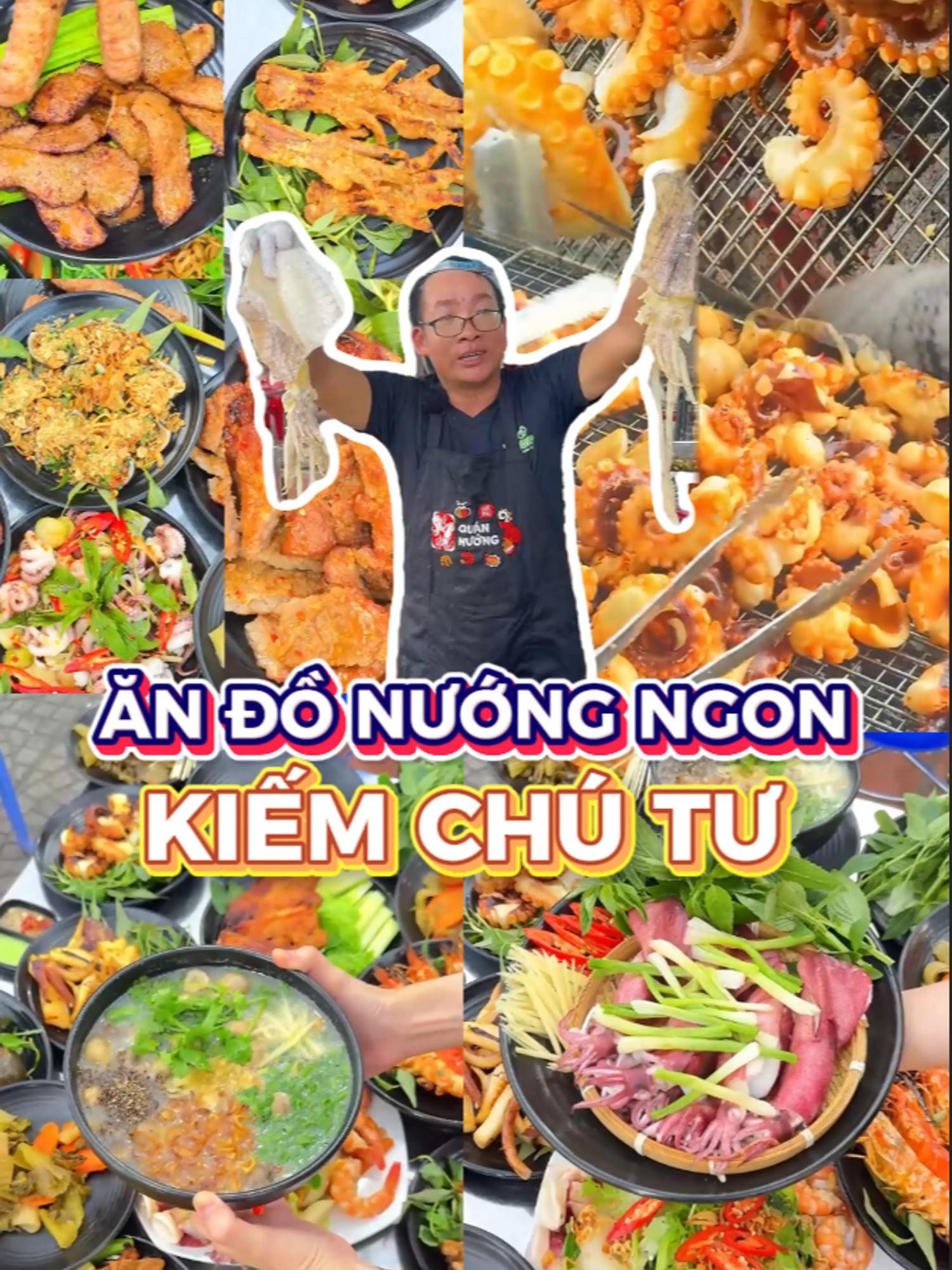 Bạch Tuột Nướng #quannuong78 #bachtuotnuong #giadinhtihi #donuong