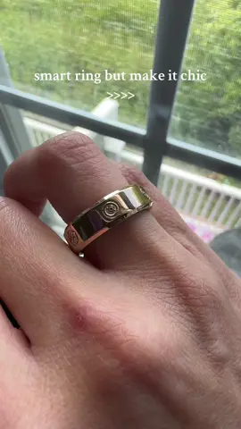 The chicest smart ring ✨ #smartring #ring #tiktokshopfinds #tiktokshopcreatorpicks 