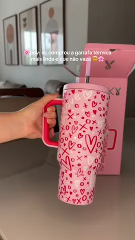 Garrafa termica linda #garrafatermica #garrafa #gocase #copoquencher #stanley #girls #copotermico #shopee #tiktokshop #comprinhas #fy #oquetemnaminhabolsa #meoky