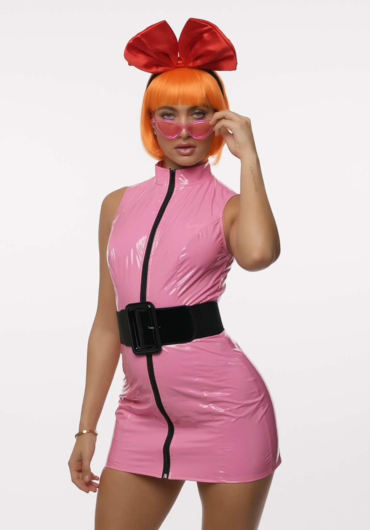 sugar, spice, and everything nice 🩷 #powerpuffsgirls #bubbles #blossom #buttercup #halloweencostume 