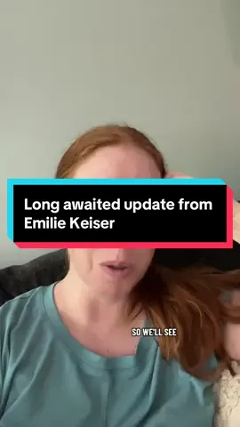 Emilie Keiser broke her social media silence. 