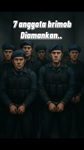 7 brimob diamankan! Imbas tragedi rantis... #demo28agustus2025 #brimob #ojol #makobrimob 