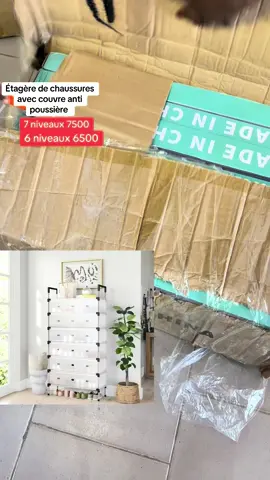 Étagère de chaussures avec couvre anti poussière  6 niveaux 6500 7 niveaux 7500 #business #creatorsearchinsights #SmallBusiness 