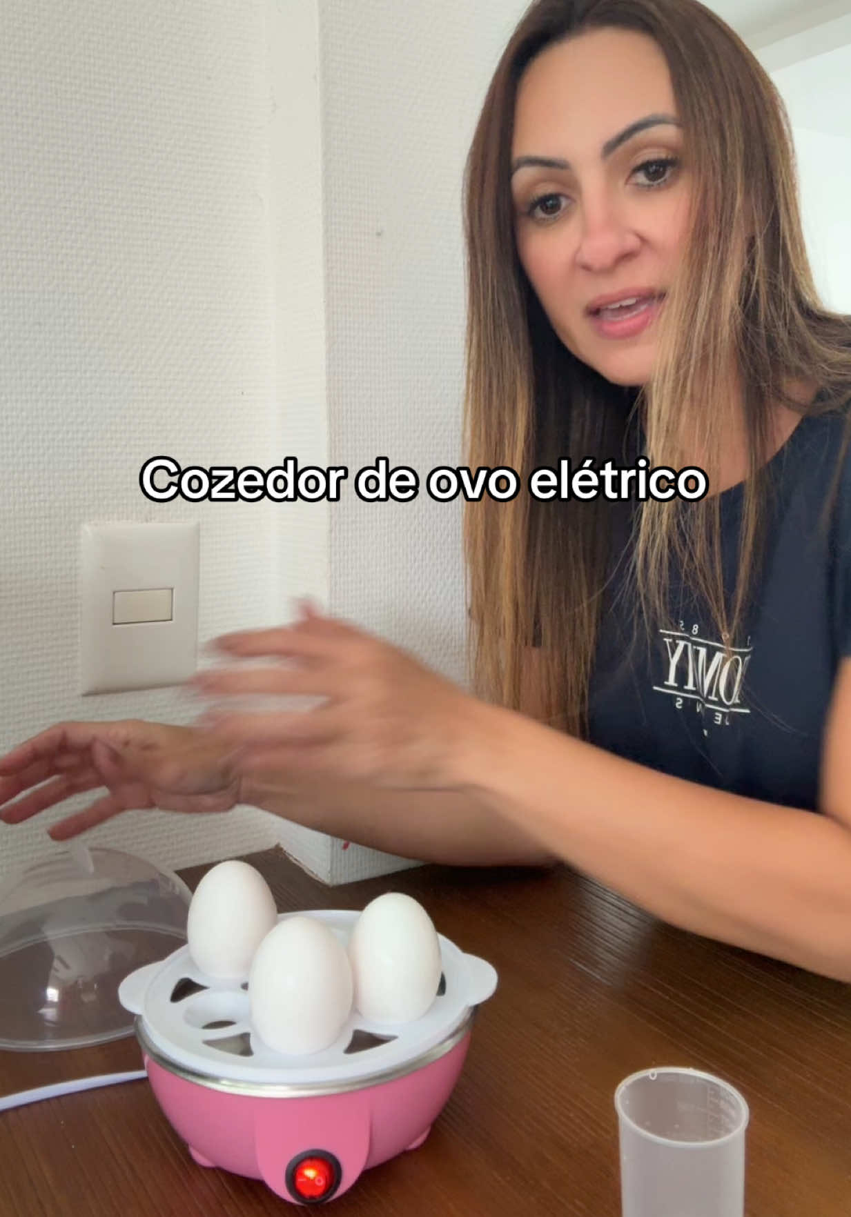 Cozedor de ovo elétrico #tiktokshopfamiliapimentel #cozinha #casa #ovo 