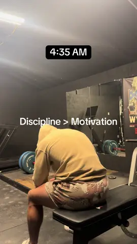 Motivation > Discipline There will come a time when you’re no longer MOTIVATED, that’s when you must be DISCIPLINED.  I promise it is better to have a crappy workout than to not workout at all.  Set a timer, buckle down, and go through the motions. #fittness #fyp #motivation #discipline #gym @REP Fitness @Gymshark @cameronhanes @Rogue Fitness 