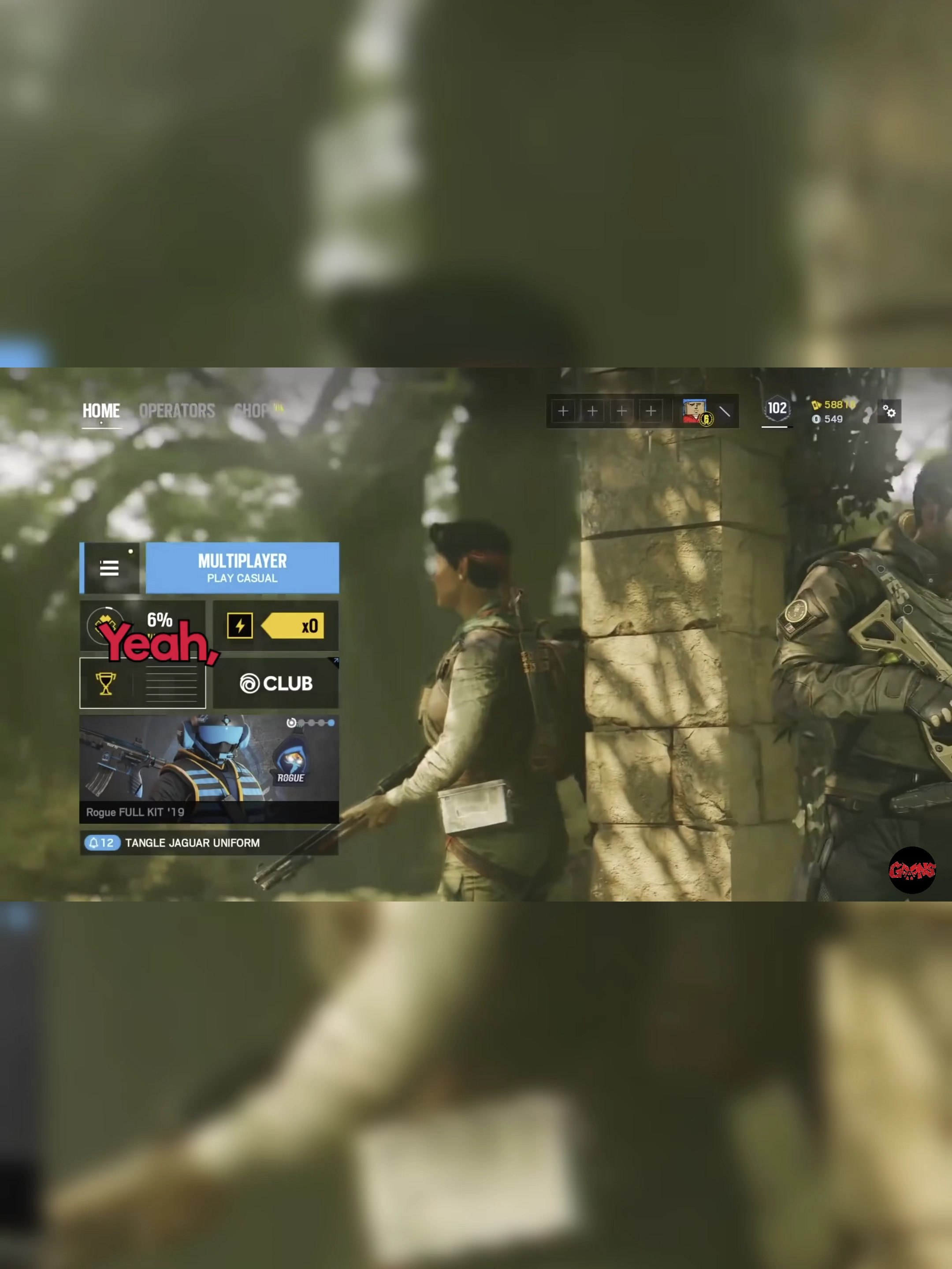 THE BLUES JUST GOT A WHOLE LOT MORE INTERESTING#fyp #fypシ #foryoupage #funnymoments #funnyvideos #r6 #r6siege #rainbowsixsiege #snipingsoup #mcnasty #blarg #thedooo #yumi #grizzy #thegoons