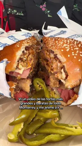 Las tortas más ricas y grandes de todo Monterrey #tortas #tortaspersonalizadas #monterrey #quecomer #lonche 