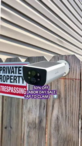 Crazy how easy this was to set up #solarcamera #labordaysale #securitycamera 