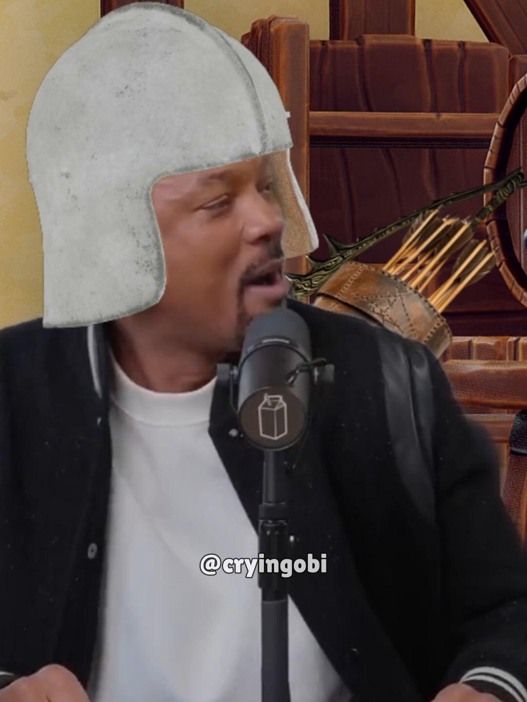 Will Smith Freestyle (medieval archer version) #fyp #cryingobi #edit #edits #memestiktok #brainrot #unemployment #rap #willsmith #medieval