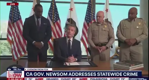 In his latest attempt to be like #PresidentTrump, #California 💩head #GavinNewsom announces he’s deploying the #highwaypatrol to address #crime surge.   
