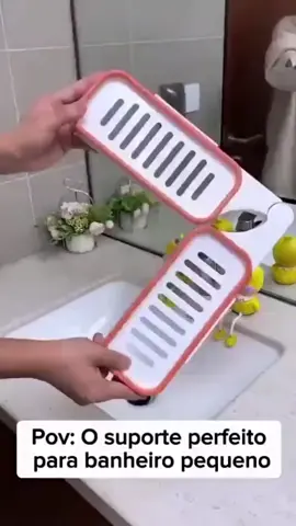 Apenas R$17,88! Confira este Suporte para Cozinha e Banheiro Organizador Multifuncional e obtenha-o#shoppee #viraltiktok #viral #viraliza #banheiro 