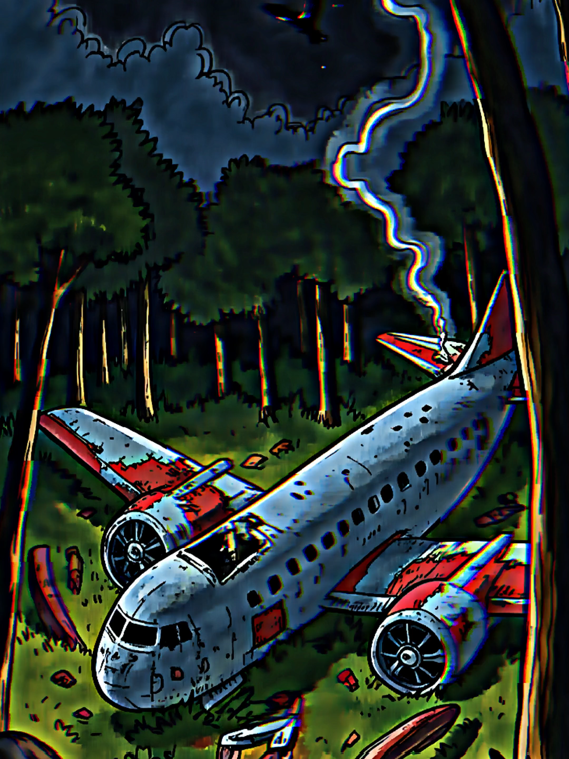 🌌 En 2023, 4 niños sobrevivieron 40 días en la selva tras un accidente aéreo. Lo que nadie contó fue lo que dijeron al ser rescatados:  “Él viene cuando llega la oscuridad.” Desde entonces, la leyenda del Guardián de las 99 Noches aterroriza al Amazonas. 👁‍🗨 ¿Te atreverías a dormir allí 9 noches seguidas? #Creepypasta #Terror #HistoriaReal #Misterio #LeyendasUrbanas