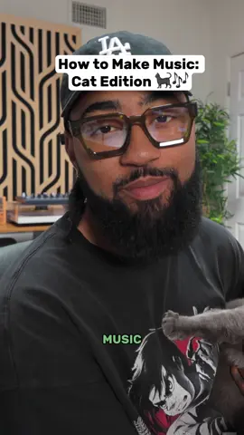 Tools you’ll need: Computer, cat, and Sheba 🐈‍⬛🎶 #Sheba #ShebaPartner #CatDad #Lofi 