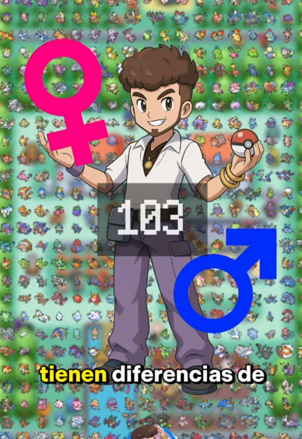 ¡DIFERENCIAS entre Pokémon MACHO y HEMBRA!