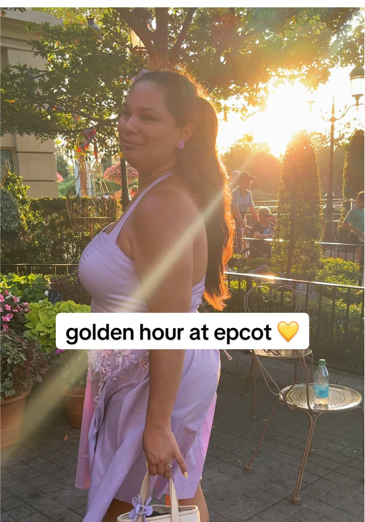 i’m still daydreaming about this perfect day! 💛 #disney #disneyworld #epcot #flowerandgardenfestival #goldenhour @Disney @Disney Parks @Disney+ @Disney Style 