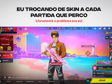 Eu trocando de skin a cada partida... #meme #hightlight #bloodstrikebr #parceirobloodstrike #teto 