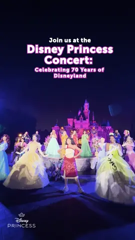 A magical performance. 💫 Watch Disney Princess Concert: Celebrating 70 Years of Disneyland, premiering August 29 on YouTube and later on @Disney+. #Disneyland70