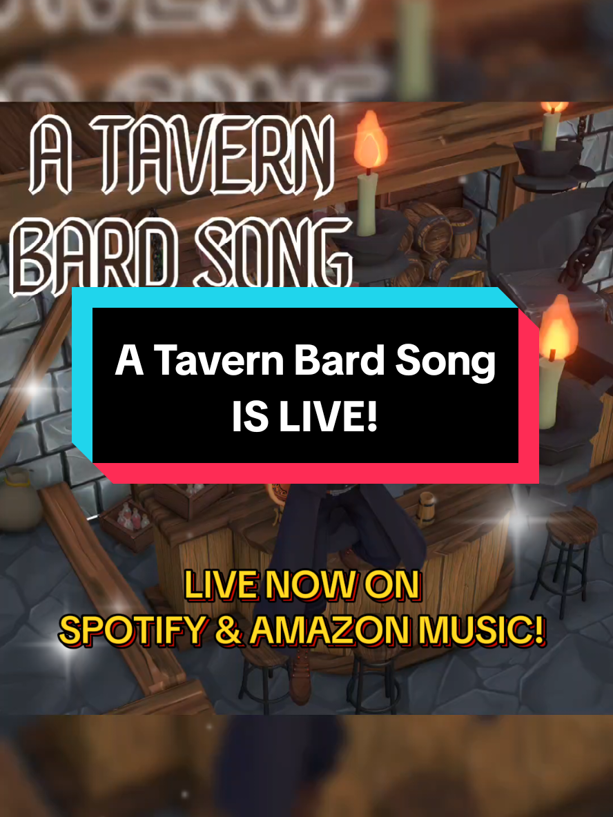 A Tavern Bard Song is live on music streaming platforms! #bard #dndtiktok #dnd #vtuber #dungeonsanddragons 