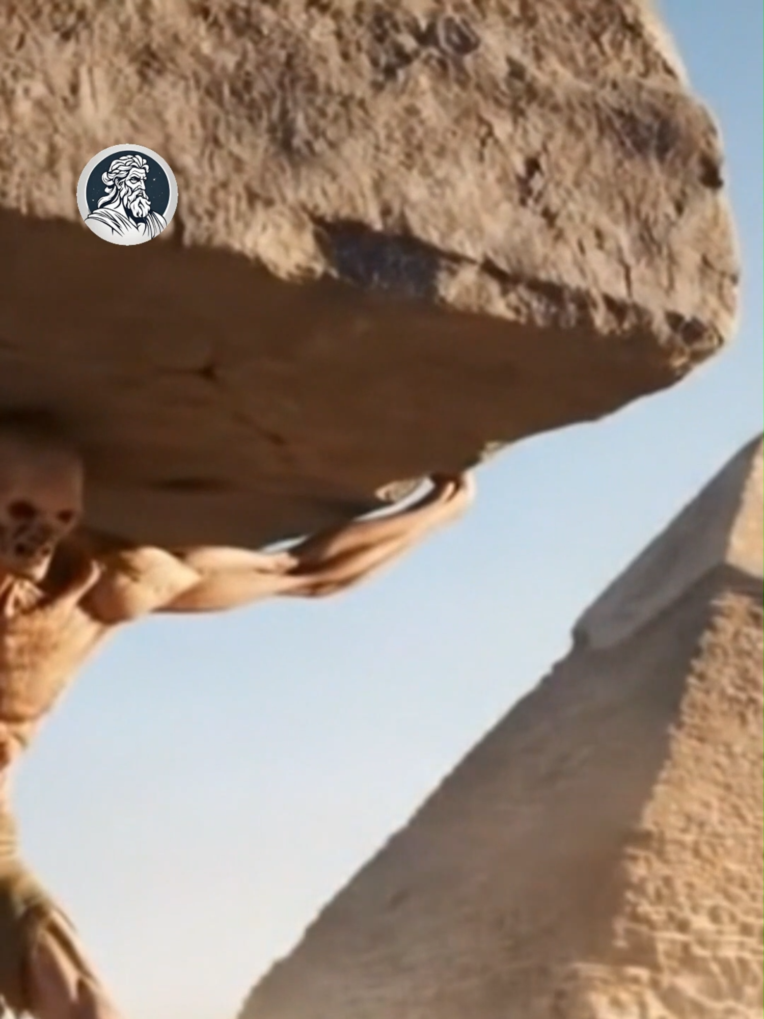 HOW THE PYRAMIDS WERE MADE #cadamitologia #ai #giants #desert #egypt #pyramids #alien #fyp