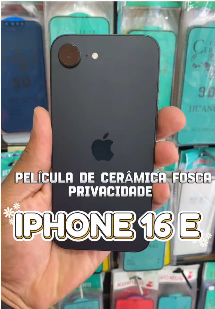 IPHONE 16 E protegido com estilo e  resistência! 🚀📱 . . Aqui no PaulinhoCell, seu smartphone ganha uma proteção top com nossas películas de cerâmica  + capas resistentes ! 🔥💪 . .⠀ Temos as películas mais procuradas: ✅ Cerâmica Brilhante (com aquele brilho de respeito) ✅ Cerâmica Fosca (zero reflexo e toque macio) ✅ Cerâmica Fosca Privacidade (só você vê a tela) E ainda capinhas estilosas que protegem DE VERDADE.🚀🚀 . . 💥 Ah, e o melhor: enviamos para todo o Brasil! 🇧🇷  Quer seu celular seguro, bonito e com produtos de qualidade? É só chamar o PaulinhoCell! 📲😉 . . Estamos localizados na Av.Juscelino Kubitscheck,4638, Jardim Paulista, São José dos Campos 📍 . . #paulinhocellsjc #smartphone #celular #iphone16e #sjc 