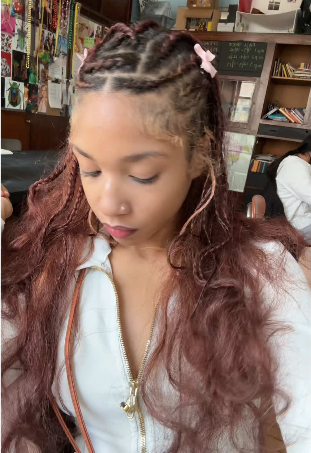 😍😍 Fulani Braids 444life💗 #pr3ttyp1nkprincess #fypシ゚viral #likethisvideo #blowupmyphone💓💓 #iced 