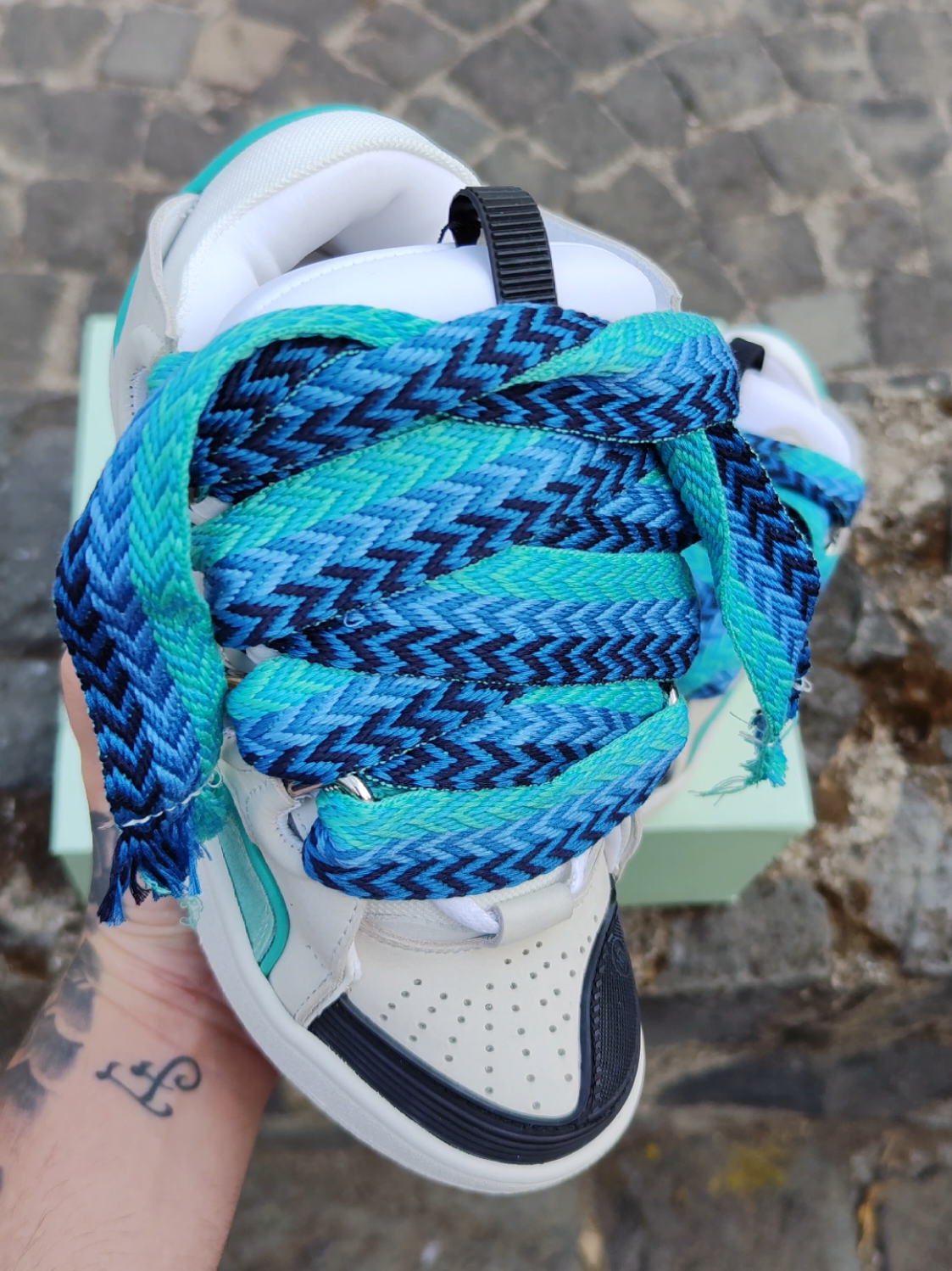 Lanvin Curb Blue  ✨ #lanvin #luxury 