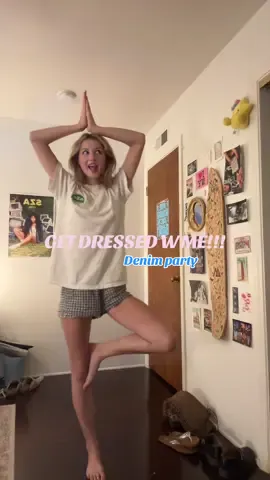 yay denim party #gdwm #fashiontiktok #OOTD #fyp #grwm 