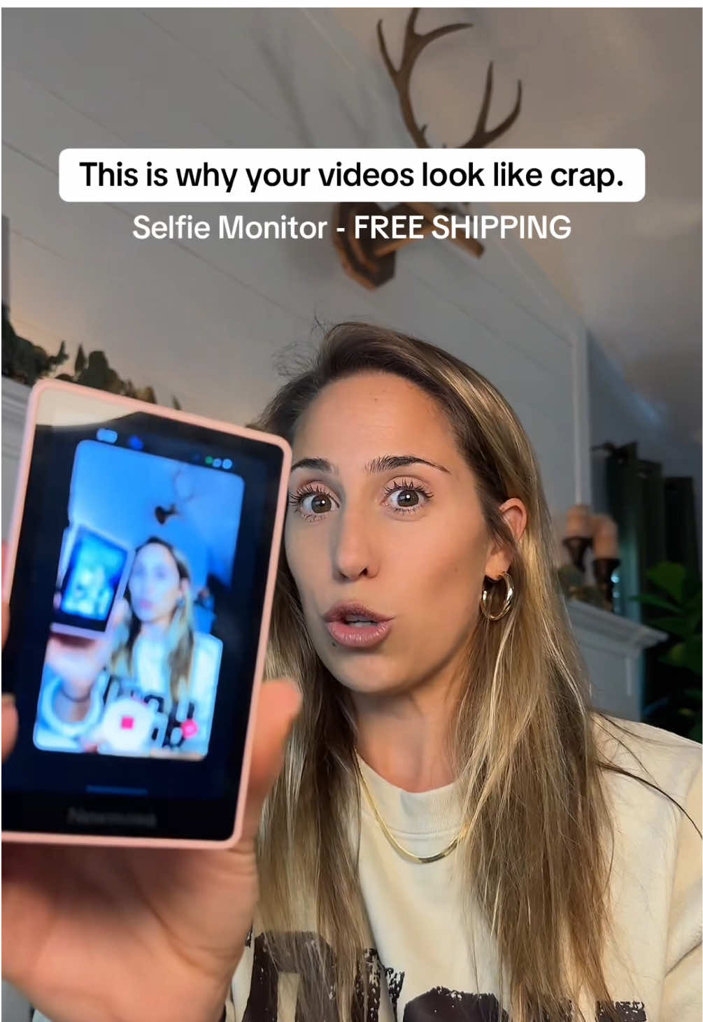 Viral Selfie/Vlog Monitor for rear camera recording!  @Newmowa-Digital 