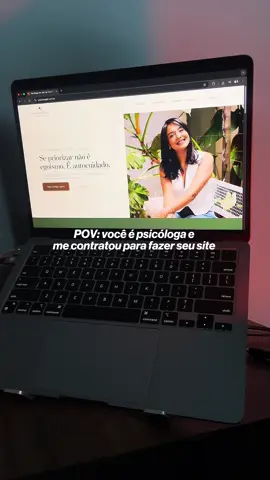 🧡 POV: Voce e psicologa e me contratou para criar seu site  Um site bem feito é a chave para passar confiança e mostrar profissionalismo para seus clientes. #psicologia #site  #landingpage #webdesign #marketing 