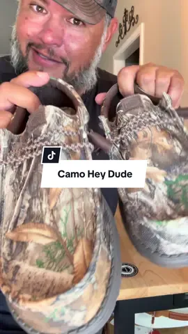 Camo Camo Camo!! #heydude #realtree #camoseason #sliponshoes #mensshoes 