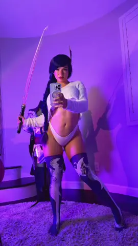 I miss this sound 💜🦄 #raidenshogun #cosplayergirl 