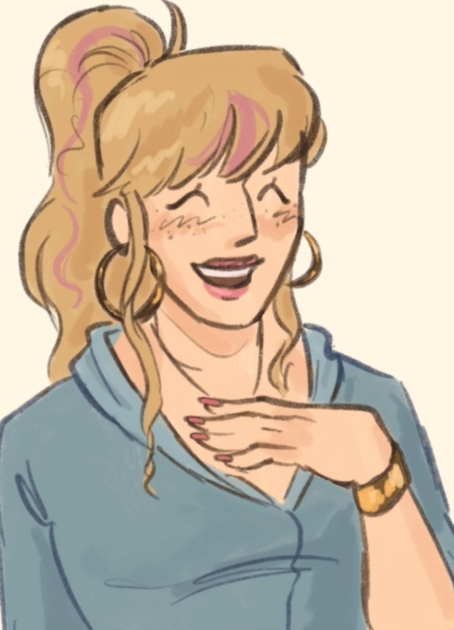 She’s not great at flirting #oc #wlw #lesbian #digitalart #commissionsopen 