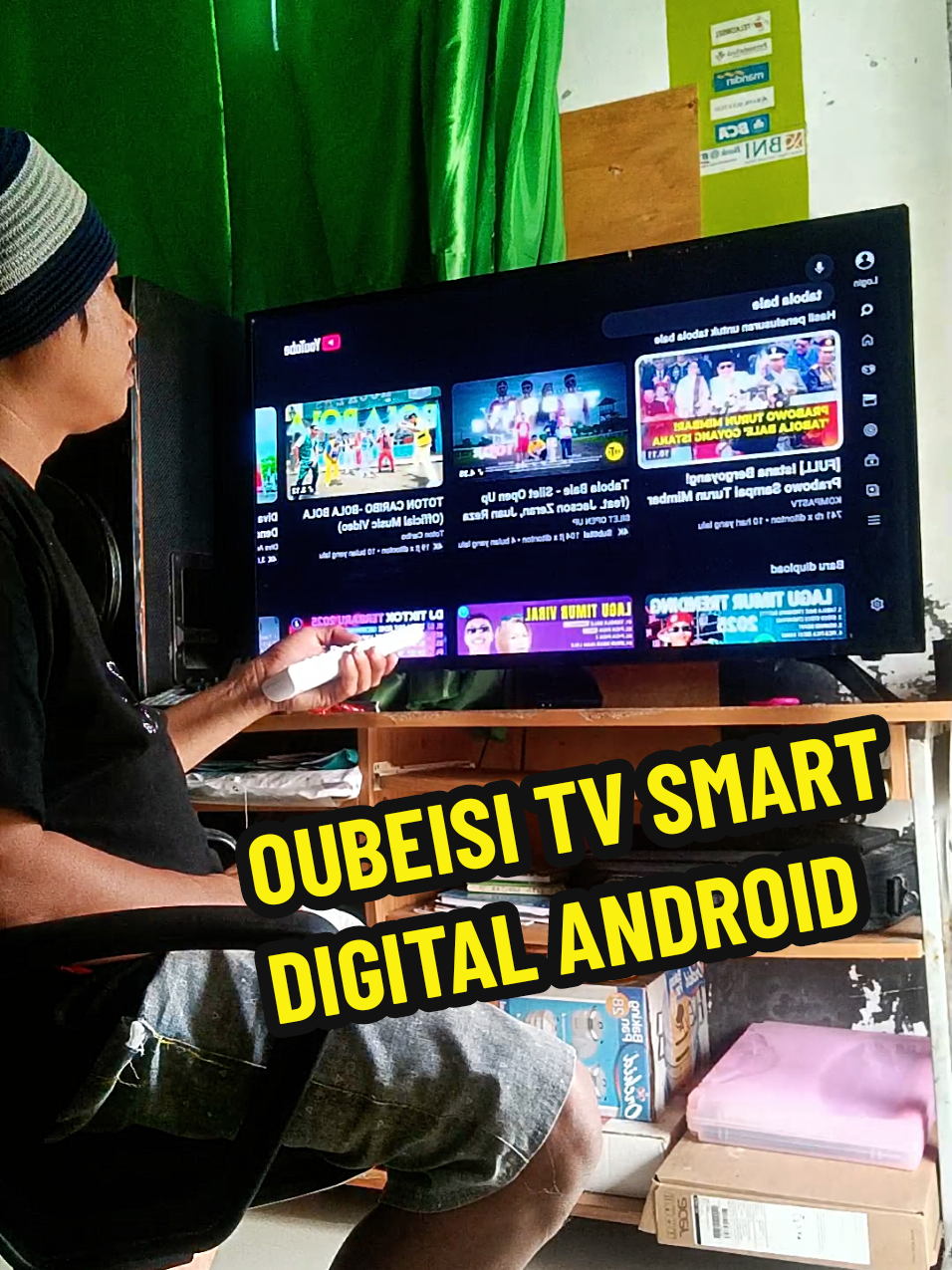 OUBEISI TV SMART DIGITAL ANDROID