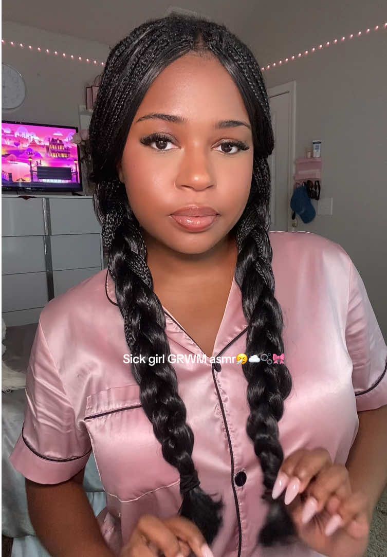 GRWM sick edition except im just going to go buy more medicine get pho and get back in but bed. but at least i got out the house🤧🫧 Tower 28 concealer Maybelline fit me foundation   Elf liquid blush (cheeky lychee) Juvias place bronzer Charlotte Tilbury press powder Huda Beauty setting powder Too Faced 3 in 1 setting spray Laneige Lip Mask #grwm #grwmmakeup #fypシ゚viral #asmr #BeautyTok 