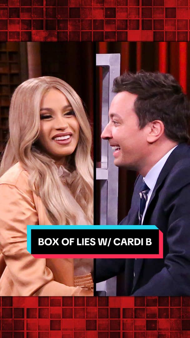 Jimmy and @Cardi B face off in Box of Lies! #FallonFlashback #TonightShow #CardiB #JimmyFallon 