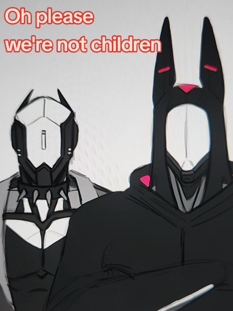 These two don't like each other. 🥀 #oc #originalcharacter #art #fyp #digitalart 