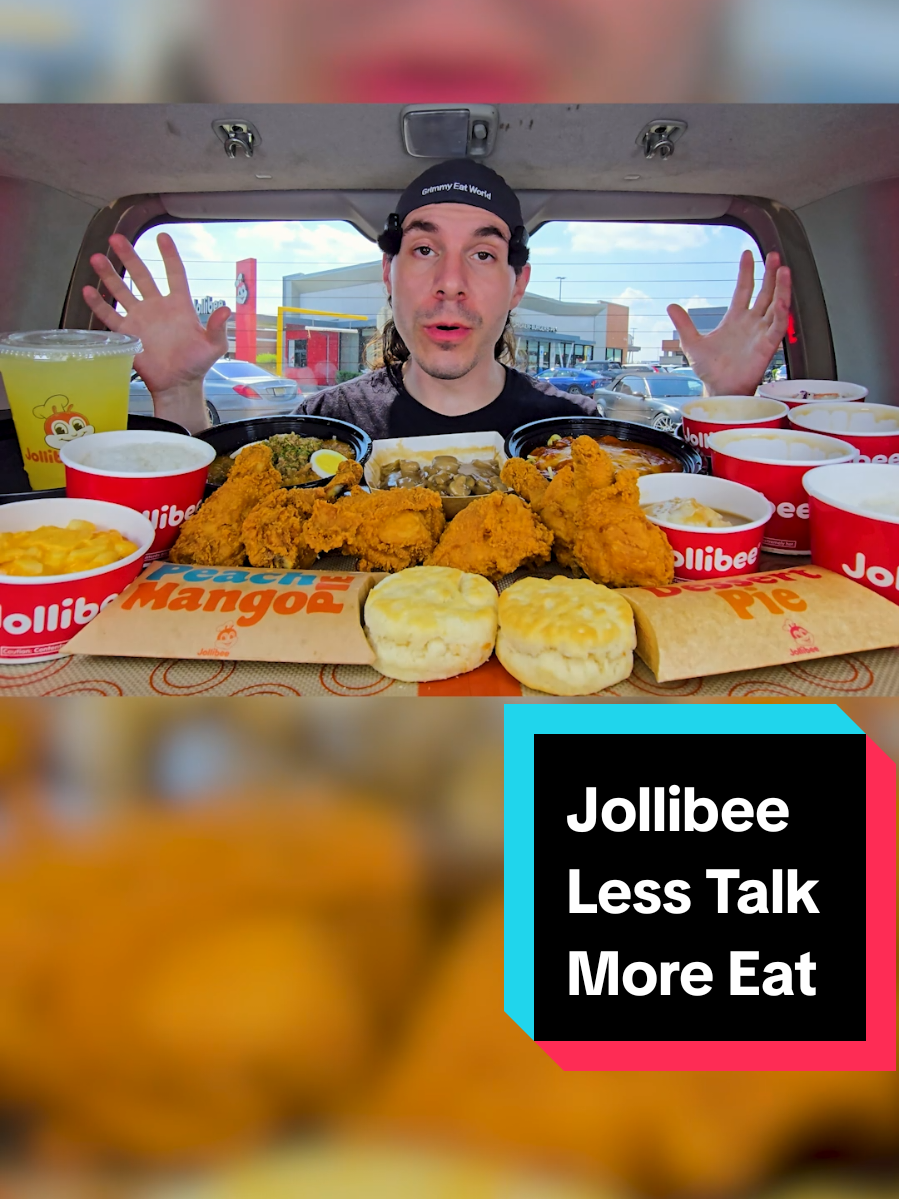 72 dollar Jollibee Order Less Talk More Eat @Jollibee #jollibee #jollibeetiktok #mukbangeatingshow #eatingshow #eating 