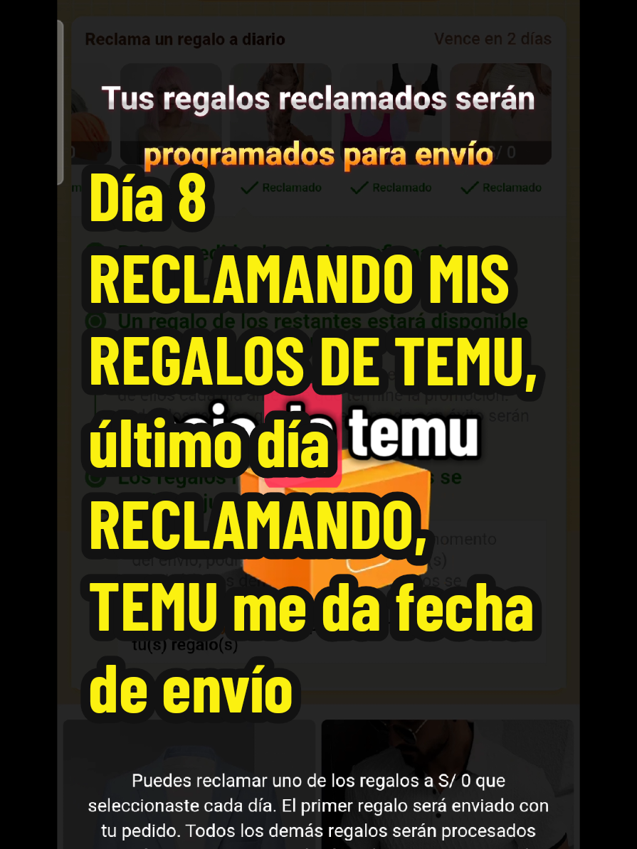 Día 8 RECLAMANDO mis REGALOS de TEMU, si me estafas TEMU,  te funo 😡 #viraltiktok #TEMU #temu #UNBOXINGTEMU #regalostemu 