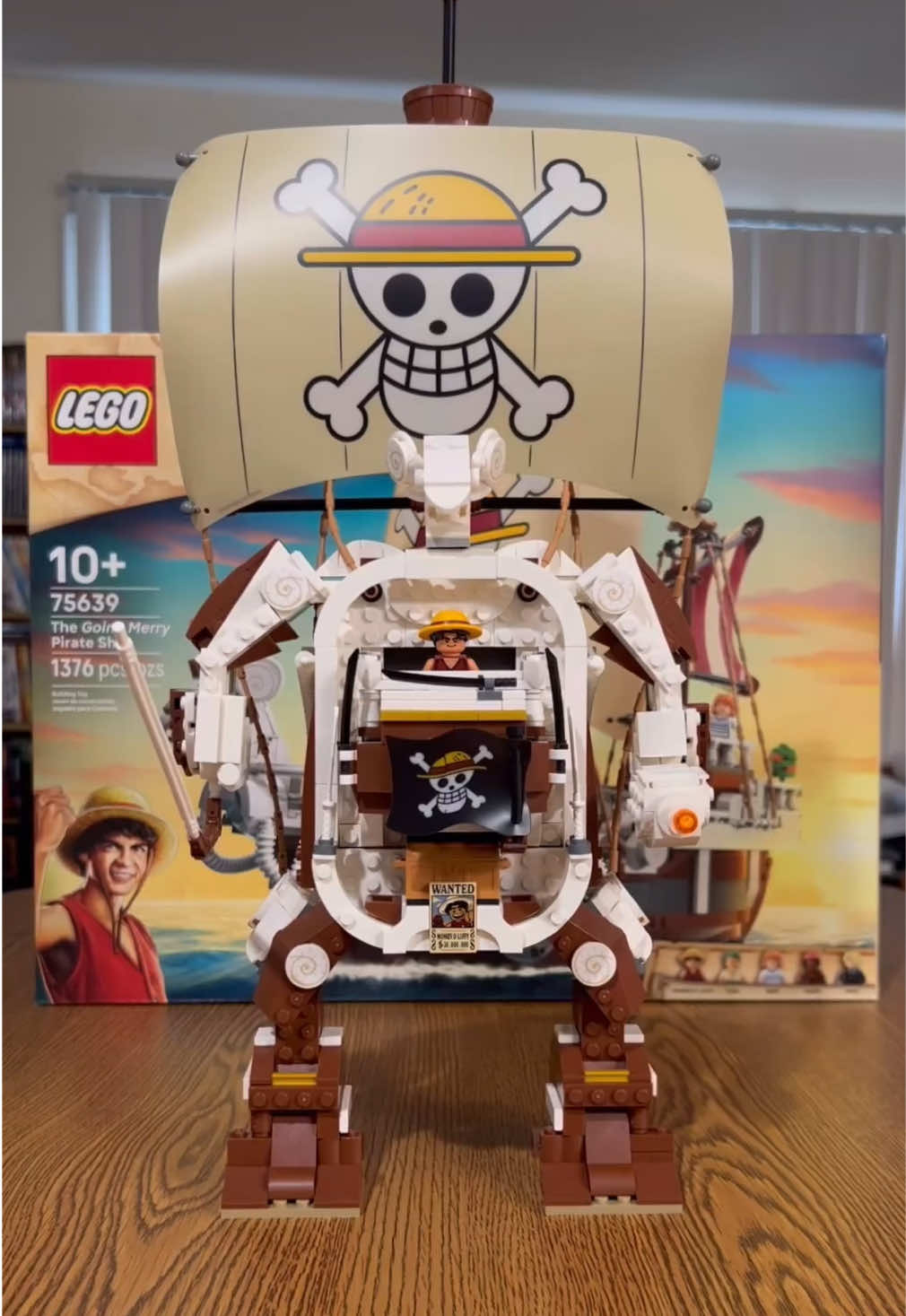 Check out my #LEGO #OnePiece The Going Merry Mech! Built only using pieces from the set.  #legoOnePiece #legomoc #legos 