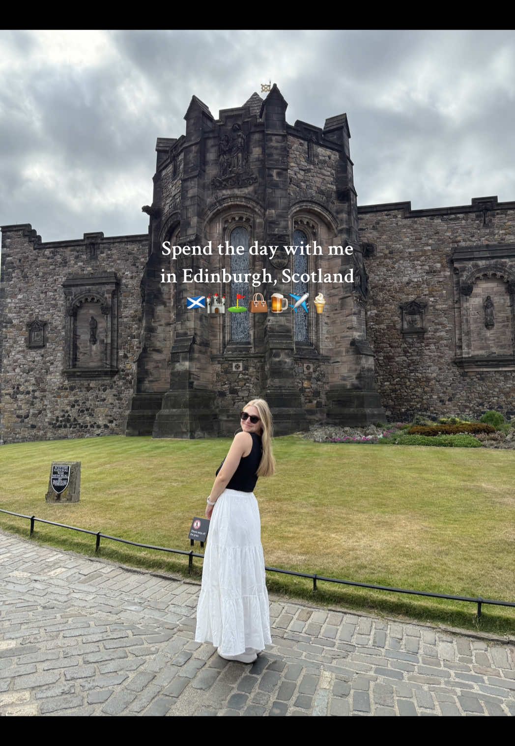 Spend the day with me in Edinburgh, Scotland! 🏴󠁧󠁢󠁳󠁣󠁴󠁿🏰⛳️ Touring Victoria Street, Edinburgh Castle, making bags, and everything else was so much fun #Scotland #edinburgh #travel #travelwithme #fyp 