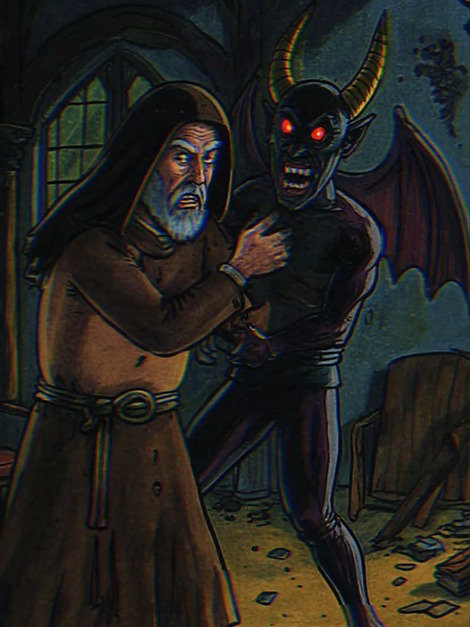 Padre Pio e sua luta contra o demônio#batalhaespiritual #historia #demonio #padrepio #Deus #luta