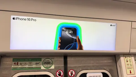 Seoul, Busan, đảo Jeju và các thành phố khác ở Hàn Quốc hiện đã hỗ trợ NFC, vì vậy bạn không cần phải mua thẻ tàu điện ngầm. Tàu điện ngầm Hàn Quốc rất tiện lợi #zhenghemyth#apple#nfc