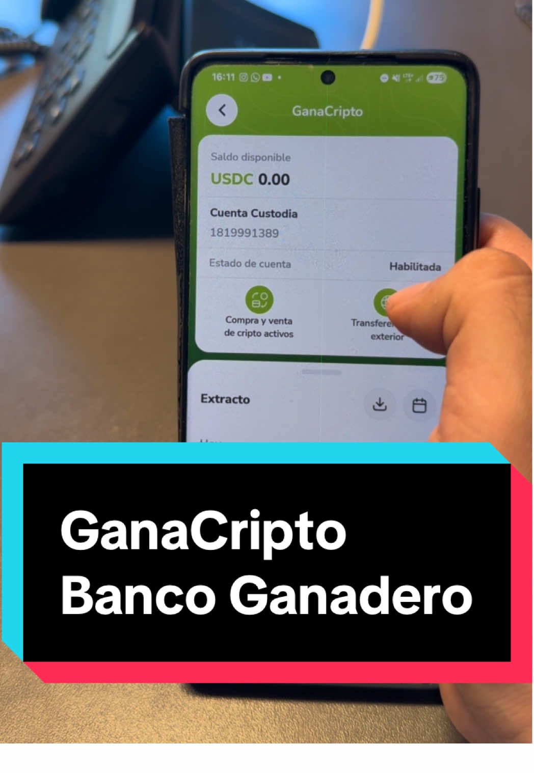 El Banco Ganadero ofrece el servicio Ganacripto, una plataforma que conecta tus finanzas tradicionales con el mundo de las criptomonedas. Con Ganacripto puedes comprar y vender criptos de manera rápida, segura y regulada, utilizando tu cuenta del banco sin necesidad de recurrir a intermediarios inseguros. Es un puente entre la banca tradicional y la economía digital, pensado para quienes buscan diversificar sus inversiones o empezar a experimentar en el ecosistema cripto con respaldo bancario.  #Ganacripto #BancoGanadero #CriptoSegura #FinanzasDigitales #InvertirEsFácil