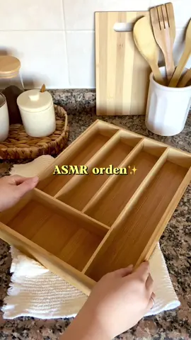 ASMR orden✨  Porta cubiertos de bamboo disponible en tienda online 🛒 #orden #asmr #portacubiertos #bamboo #hogar 