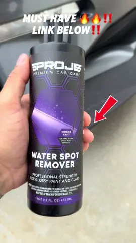 Best product for water spots or stains ‼️ #waterspots #stains #fyp #sprinklers