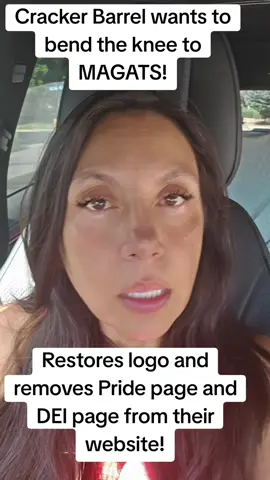 Cracker Barrel decided to restore their original Logo the very next day, after backlash from Maga. They also removed all LGBTQ, Pride and DEI content from their web page. Cracker Barrel, we hear you loud and clear! #boycottcrackerbarrel  #boycottmaga 