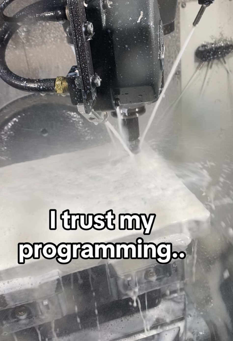 Just in case.  #cnc #machine #cncmachining #machinist #fusion360 