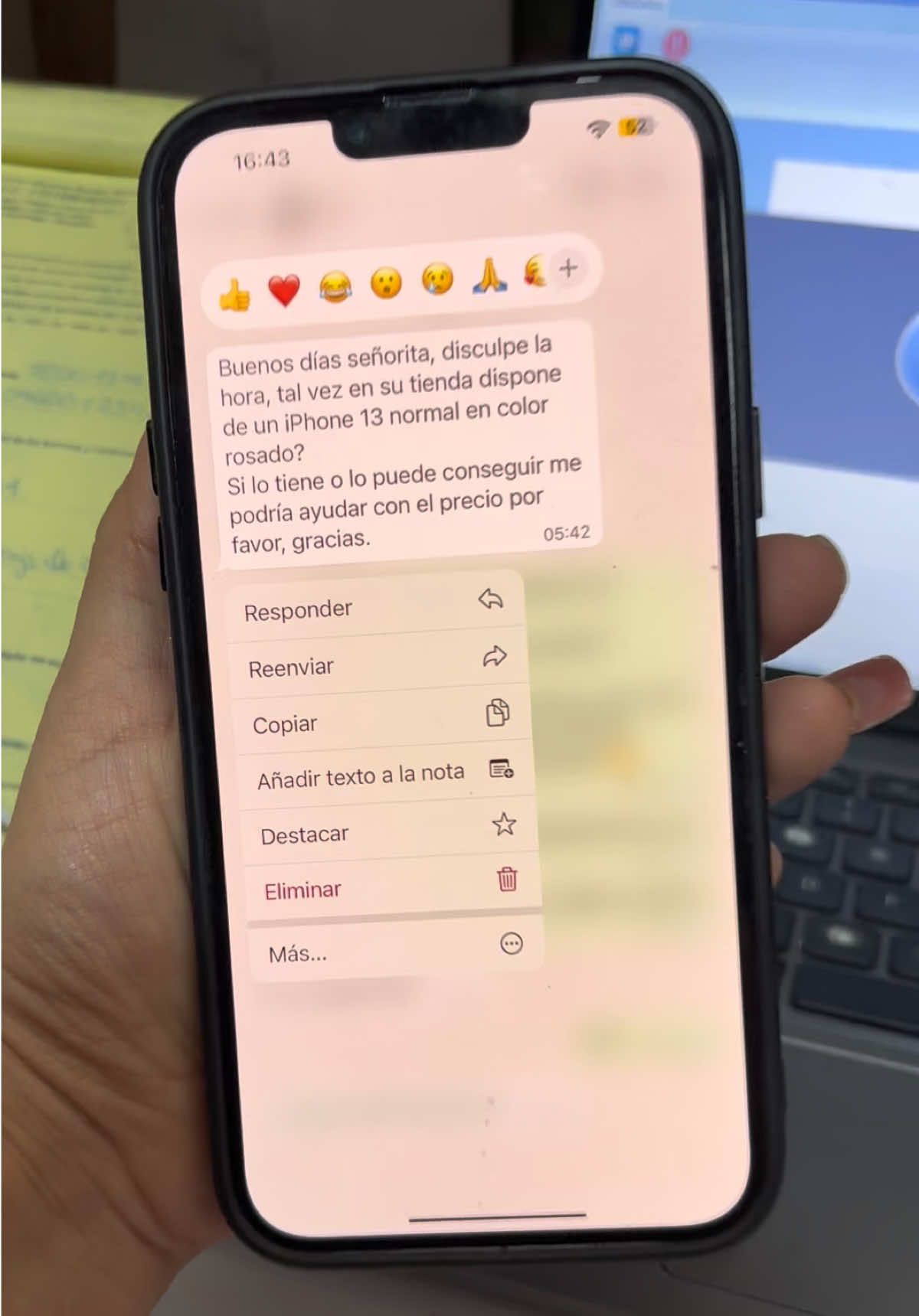 “Si tú también quieres que tu sueño de tener un iPhone se haga realidad, escríbeme al 📲 099-119-7009 ✨ Todos nuestros productos tienen garantía de por vida y la mejor calidad 💖.” #paratii #fyp #iphone13 #pink #OnlyApple 