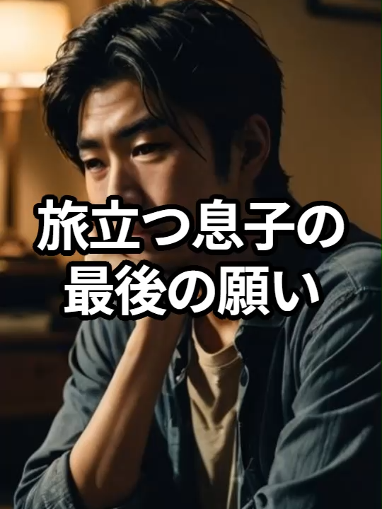 【まさか】息子の最後の願い#家族トラブル #ドラマ #トラブル #親子トラブル