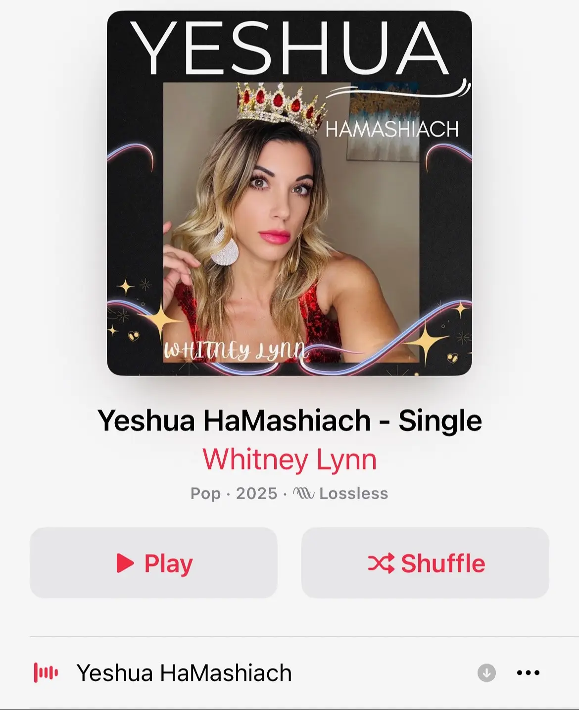 It’s finally here! 🎶 My new single “Yeshua HaMashiach” is out today for download! 🙌 Written by me and produced by Grammy award winning engineer and producer, Omar Maldonado, @heavensmelodystudios. This marks a new season—tapping into my Middle Eastern roots and singing in Hebrew for the first time. God is doing something glorious and new! May this end-time song ignite a fire in you and prepare you for His return. He’s coming back soon… are you ready? Are you a spotless bride? 💍🔥 Love you all! Whitneylynn.org, Igniteyourlightkidz.com, Spotify, #jesus #jesuschrist #christian #newmusic #pop #messianic #jew #jewish #israel #israeli #hebrewworship #hebrew #middleeast #judaism #palestine #syria #lebanon #jordan #turkey #cyprus #islam #ccm #christianmusic #gospel #music #producer #r&b #spotify #itunes #billboard